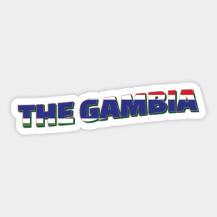 The Gambia vintage style retro souvenir Sticker
